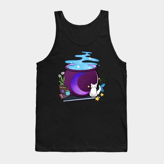 Magical Cauldron Tank Top by Mystical Moon Goddess